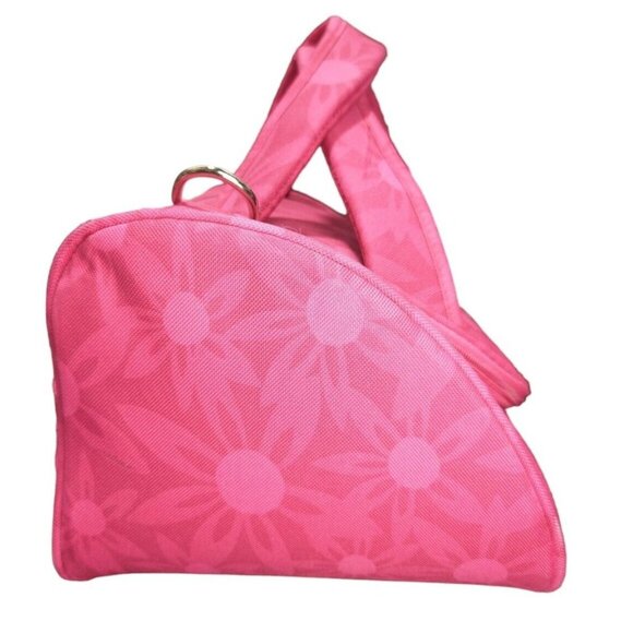 Travelers Club TCL Cosmetic Toiletry Luggage Bag Pink Floral Carry On - Picture 2 of 10